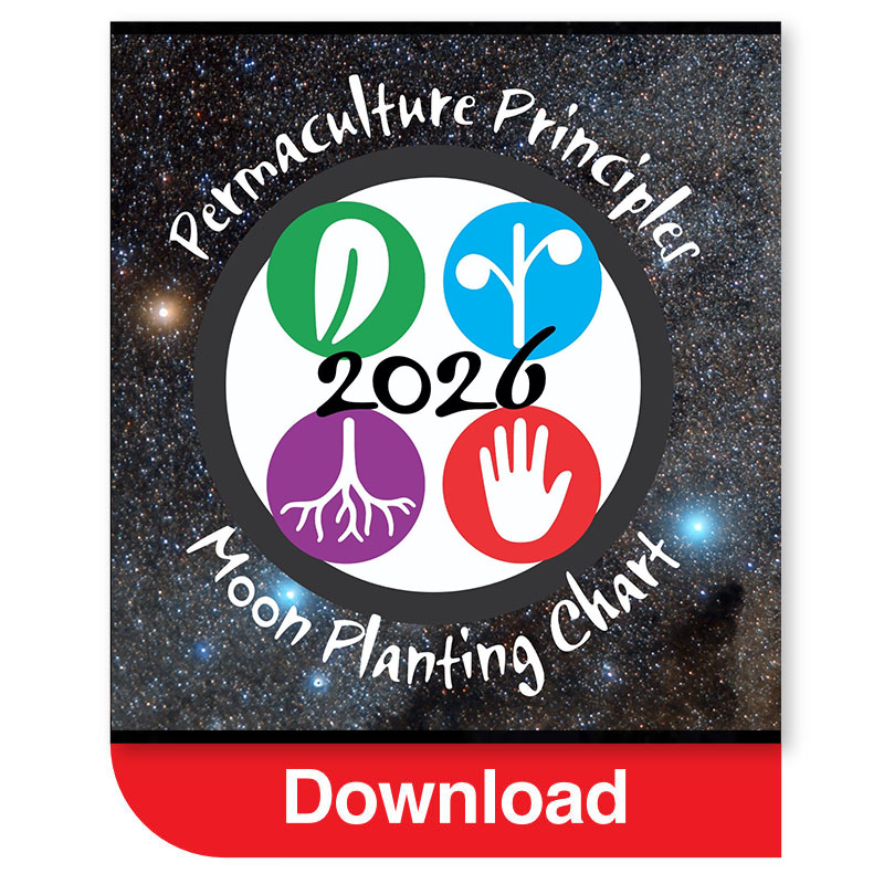 2026 Permaculture Principles – Moon Planting Chart