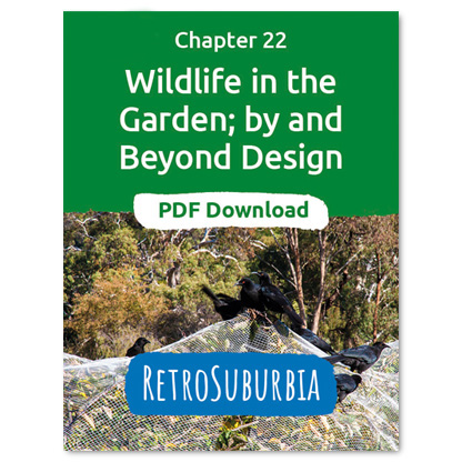 Wildlife in the garden; by and beyond design